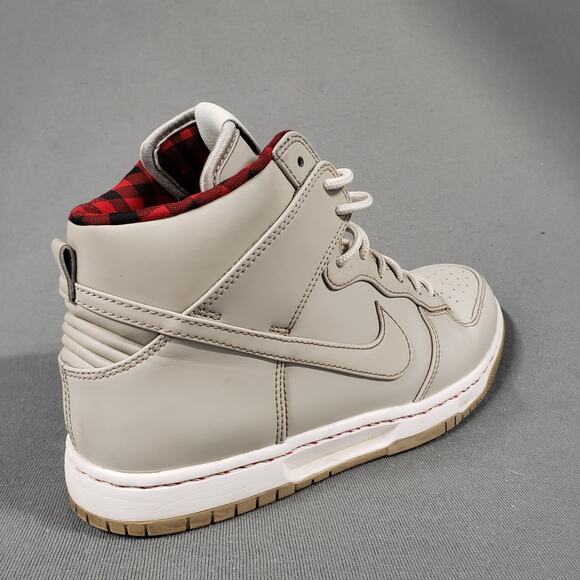 Nike Dunk Ultra High ‘String’ 2016 845055-201 M7.5/W9 Gray Plaid Swoosh - Picture 4 of 10